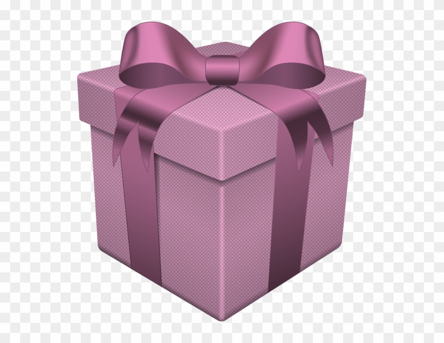 Gift Box Pink Transparent Png Clip Art - Pink Gift Box Transparent