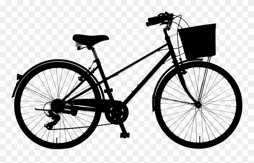 Popular Images - Silhouette Bicycle Clipart
