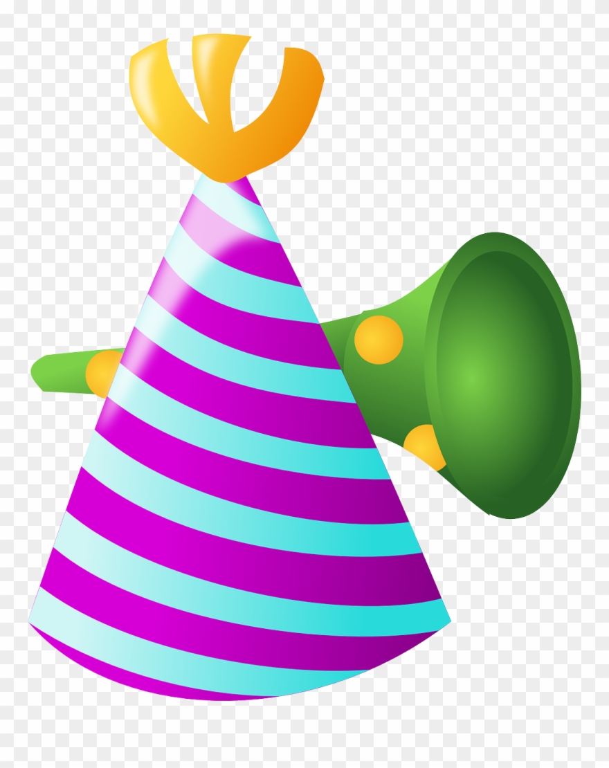 80th Birthday Clip Art Cliparts - Chapeau De Fête Dessin - Png Download