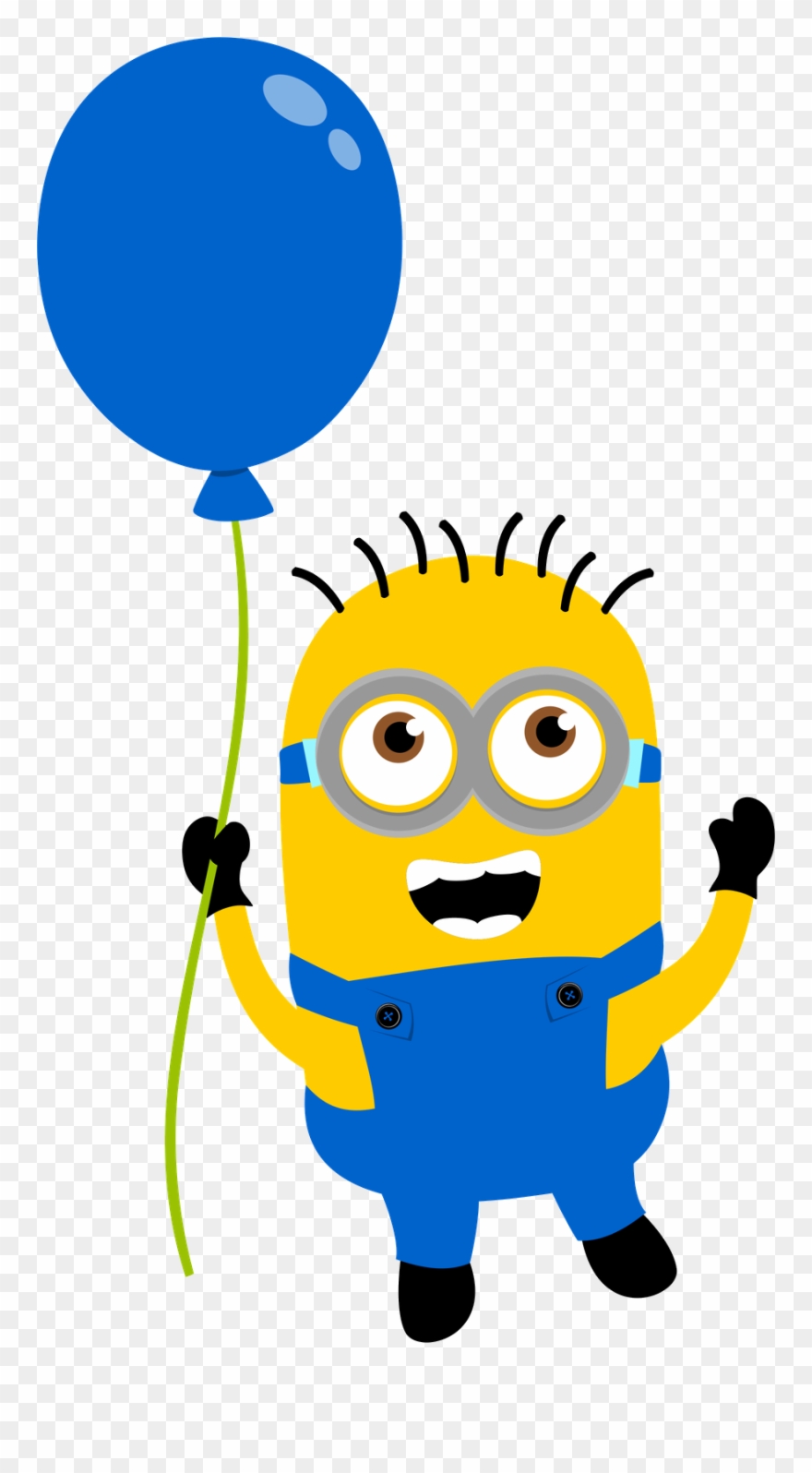 Png Library Stock Minions Birthday Clipart - Minions With Balloons Png Transparent Png