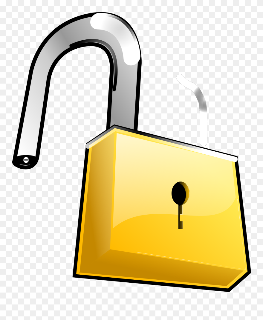 Padlock-146537 - Unlock Clipart - Png Download