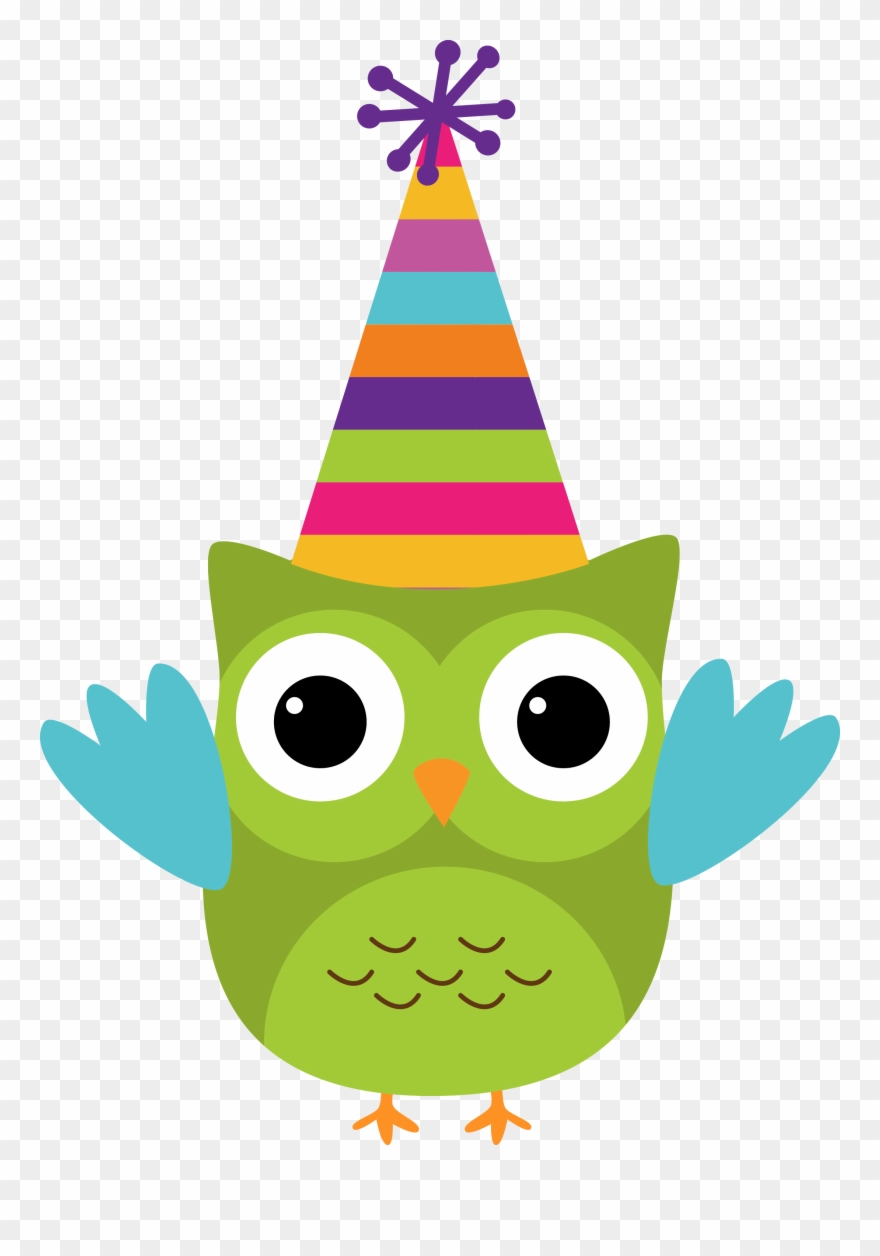 Transparent Library Owl Birthday Clipart - Birthday Owl Clip Art - Png Download