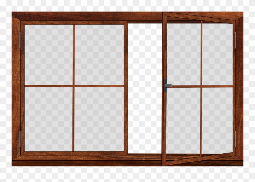 Window - Window With Glass Png Clipart