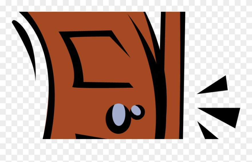 Slamming Door Clipart - Door Closing Clip Art - Png Download