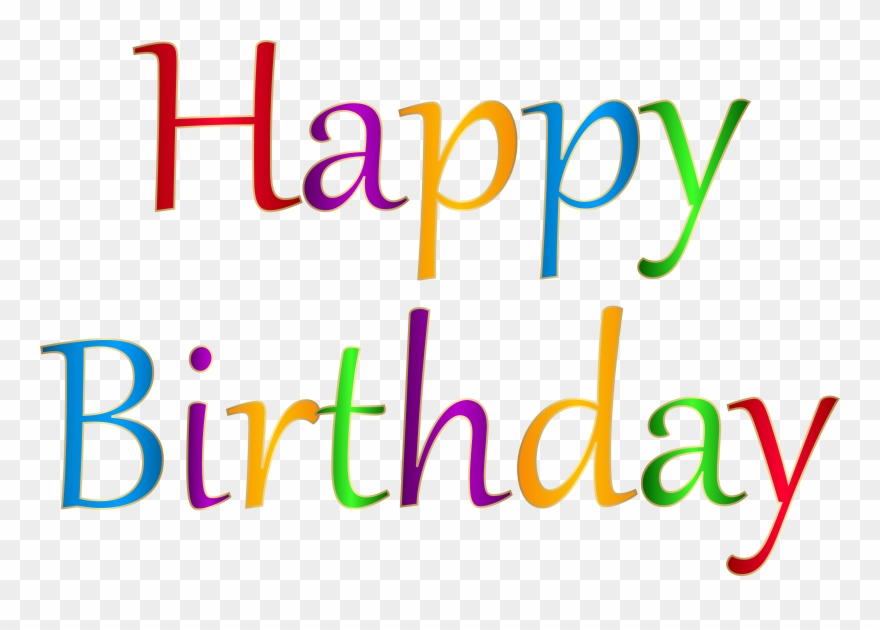 Happy Birthday Png - Portable Network Graphics Clipart