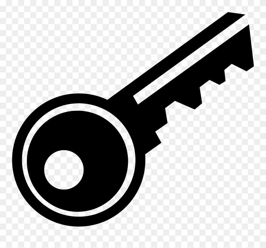Computer Icons Key Download Door Icon Design - Clip Art Key - Png Download