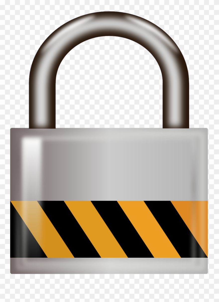 Locked Door Clipart Locked Padlock - Data On Identity Theft 2018 - Png Download