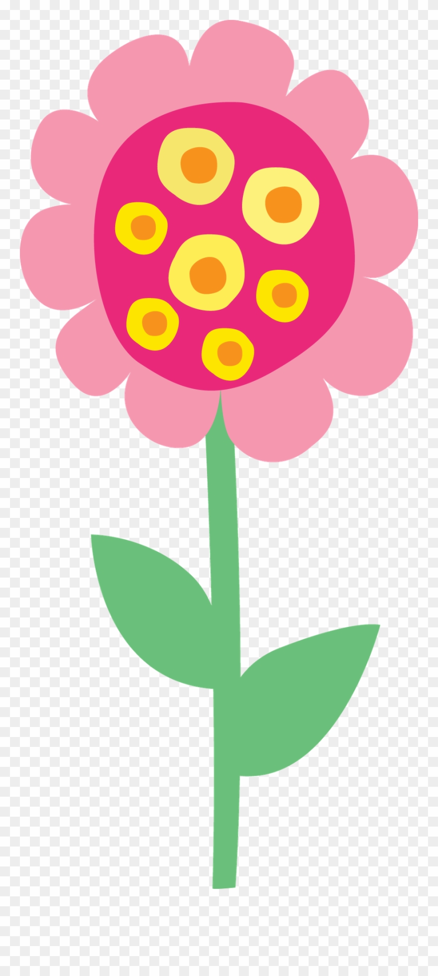 Garden Clipart, Flower Template, Pig Party, Peppa Pig - Flores De Peppa Pig - Png Download