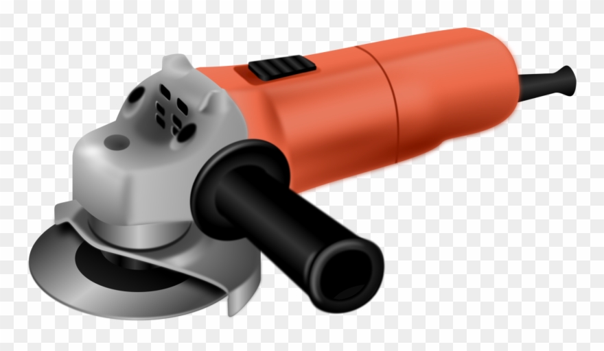 Free Angle Grinder, Kampinis Ã Â¡lifuoklis - Angle Grinder Clipart - Png Download