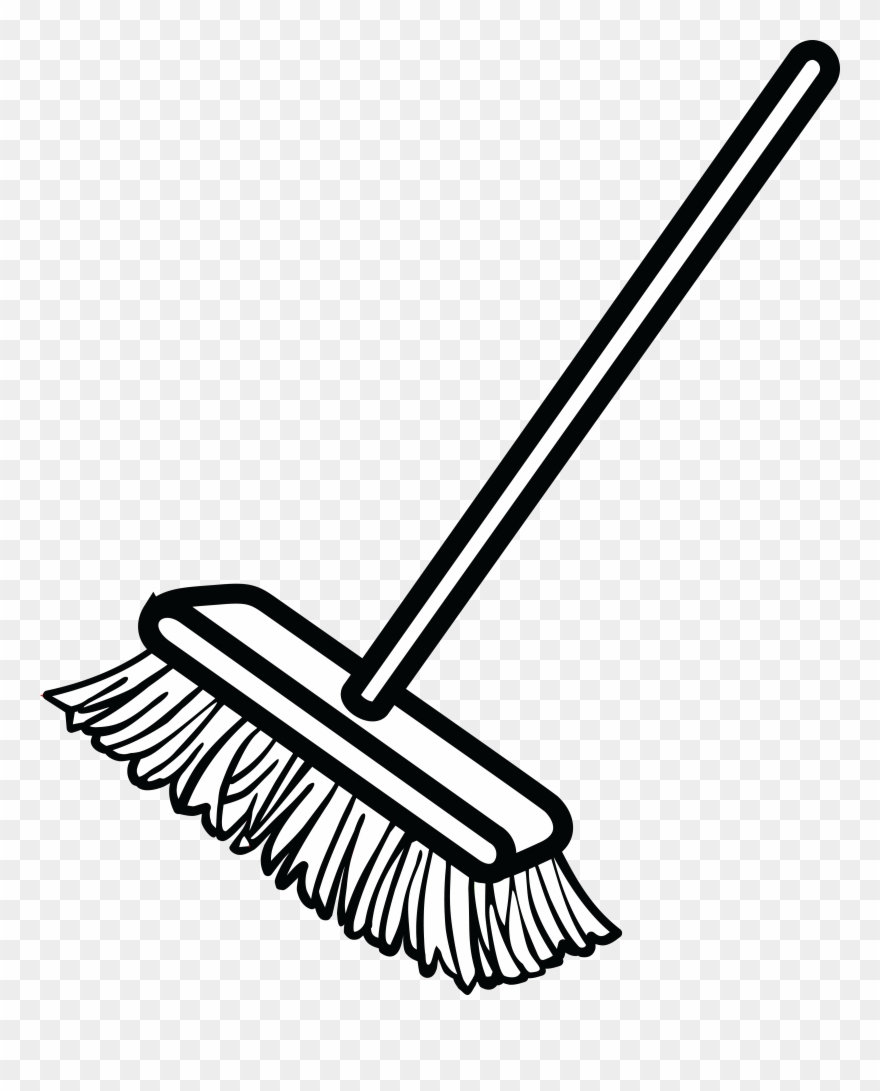 Free Clipart Of A Shop Broom - Transparent Background Broom Clipart - Png Download