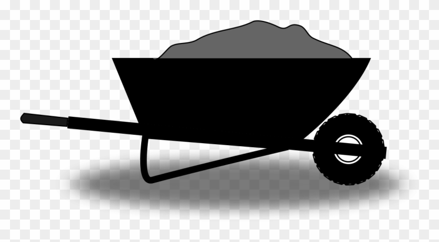 Wheelbarrow Clipart By Algotruneman - Clipart Wheelbarrow - Png Download