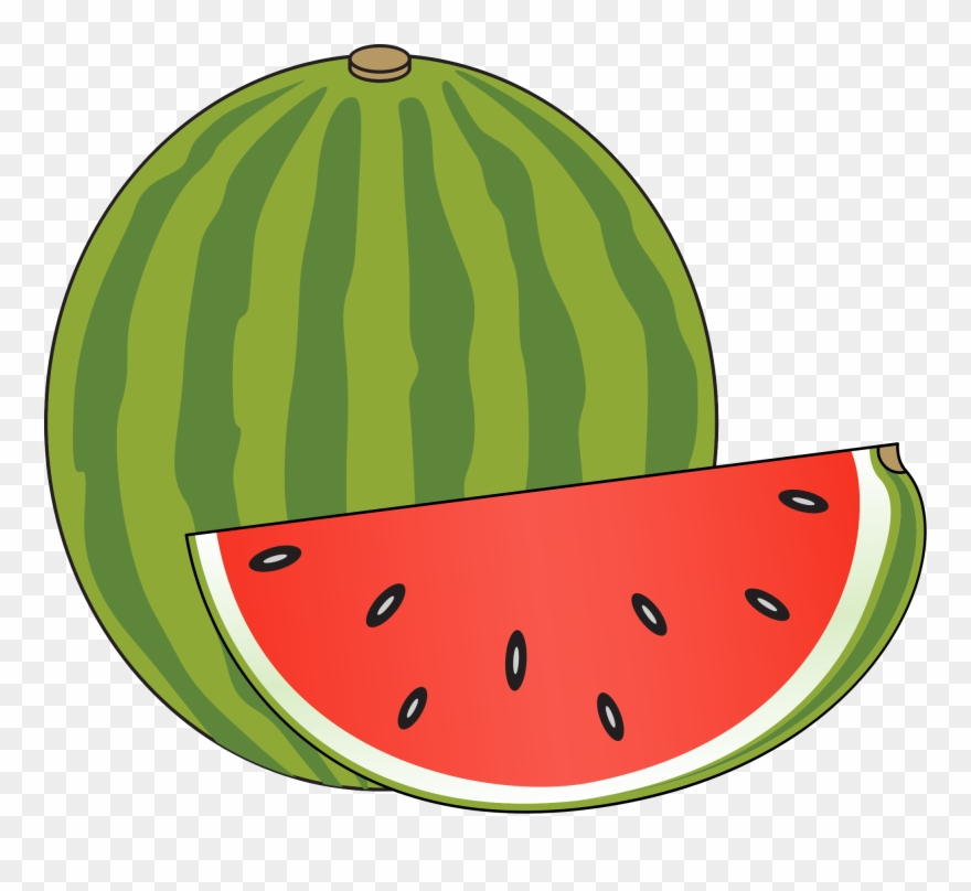 Free Library Vegetable Free On Dumielauxepices Net - Watermelon Clipart Transparent Background - Png Download