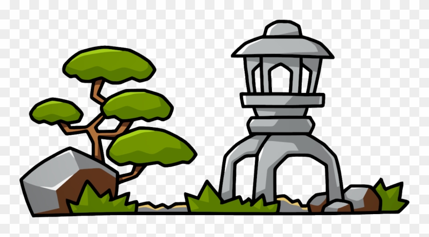 Japanese Garden Clipart - Clip Art - Png Download