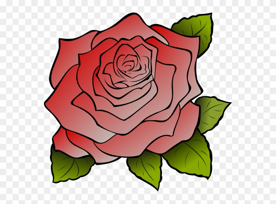Red Rose Clip Art - Rose - Png Download