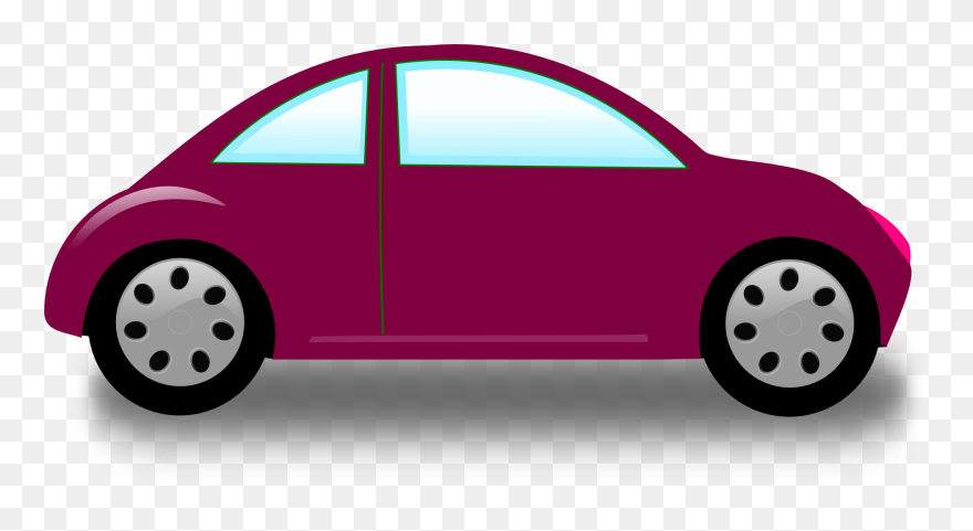 Window - Clip Art Cars Purple - Png Download