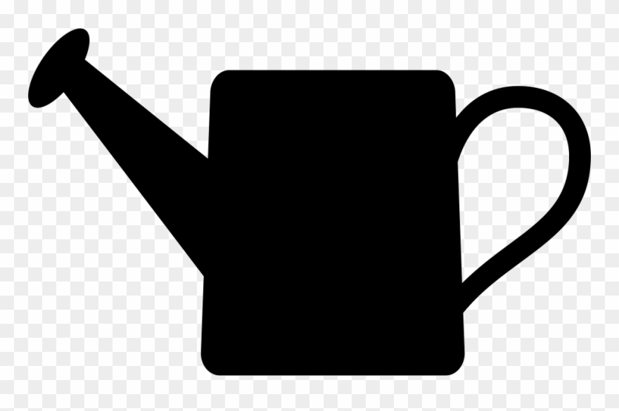 Watering Can Tool Silhouette - Clip Art - Png Download