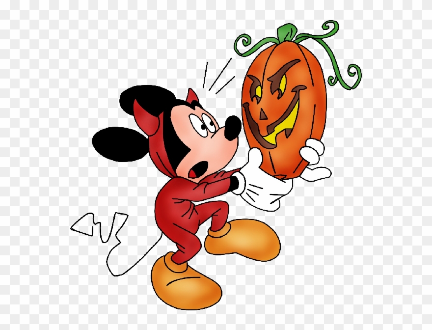 Disneyland Clipart Cruise Halloween Disney - Mickey Mouse Halloween Clipart - Png Download