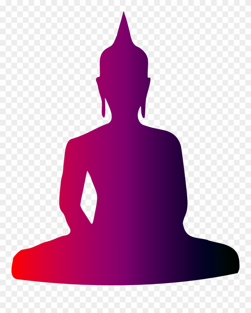Onlinelabels Clip Art Buddha - Gautam Buddha Black And White - Png Download