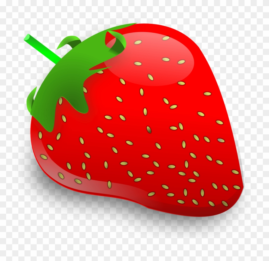Best - Strawberry Fruit Clip Art - Png Download