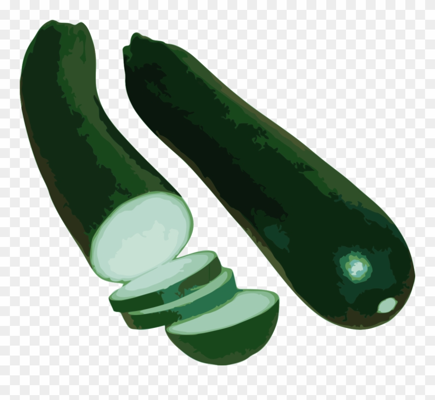 Zucchini Clipart - Zucchini Clip Art - Png Download