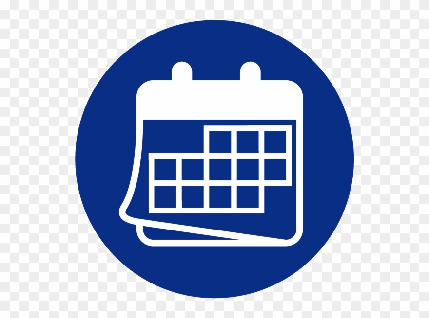 Download Calendar Png Clipart - Calendar Icon Png Blue Transparent Png