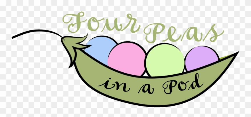 Four Peas In A Pod Designs - Design Clipart