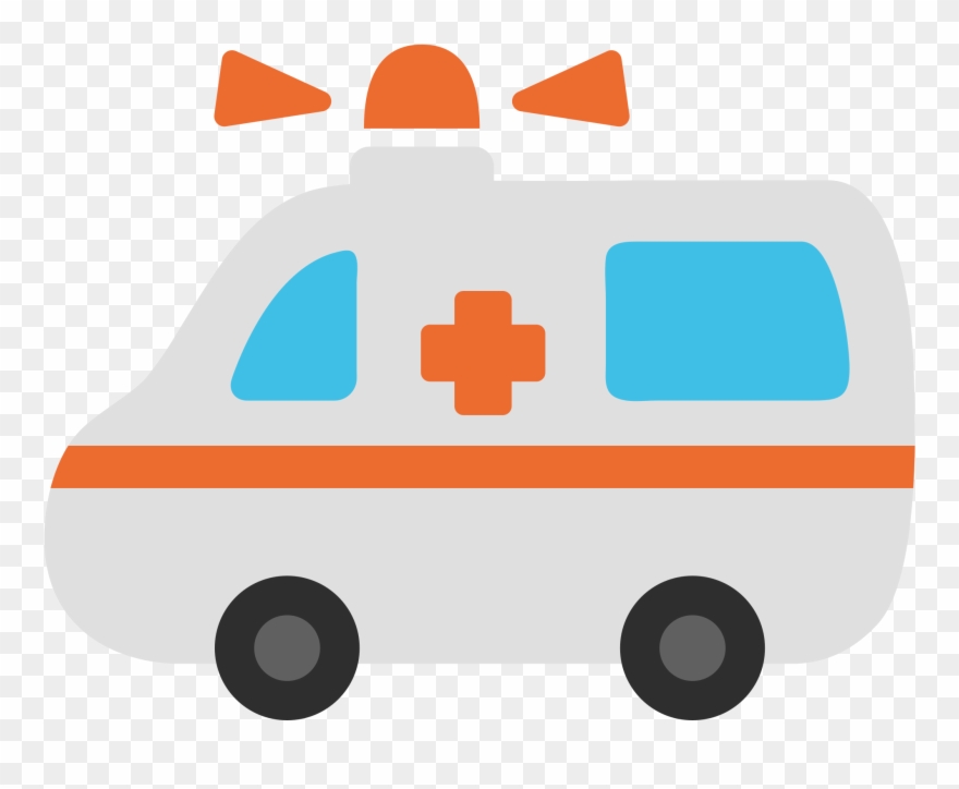Vegetable Garden Clipart - Ambulance Emoji - Png Download