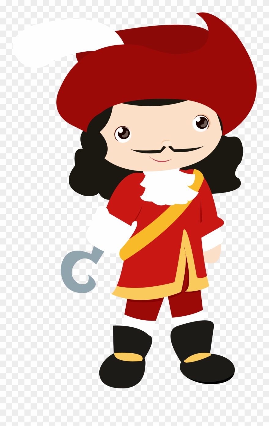 Disney Cartoon Characters, Disney Villains, Disney - Capitao Gancho Em Eva Clipart