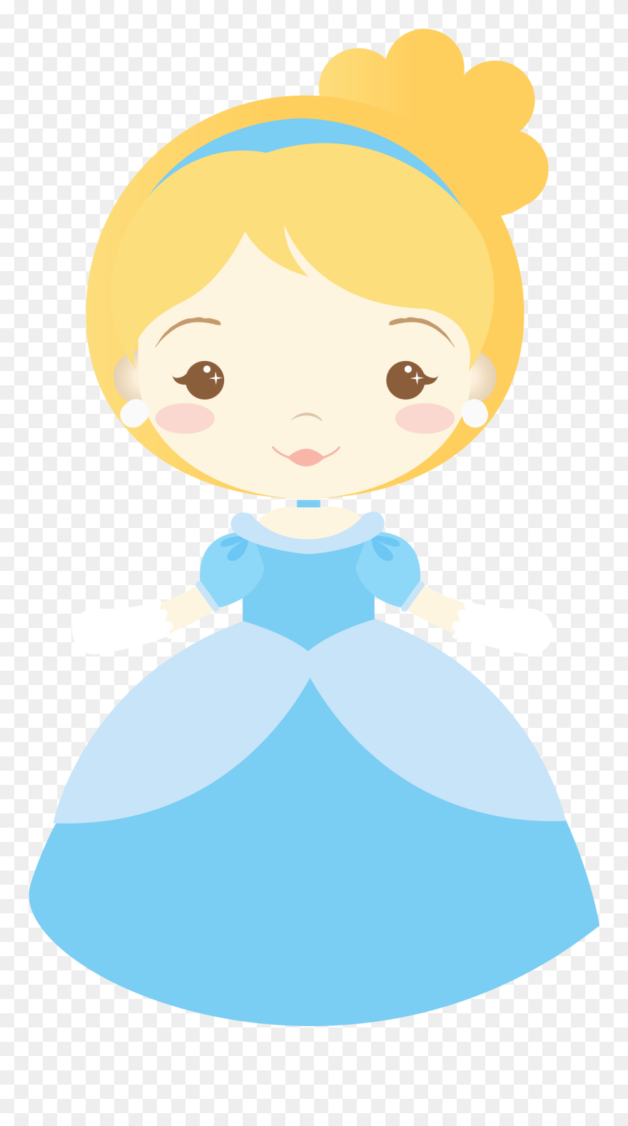 Baby Cinderella, Princess Party, Disney Princess Babies - Cute Cinderella Clipart - Png Download