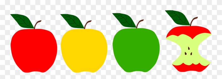 Popular Images - Red Yellow Green Apple Clipart