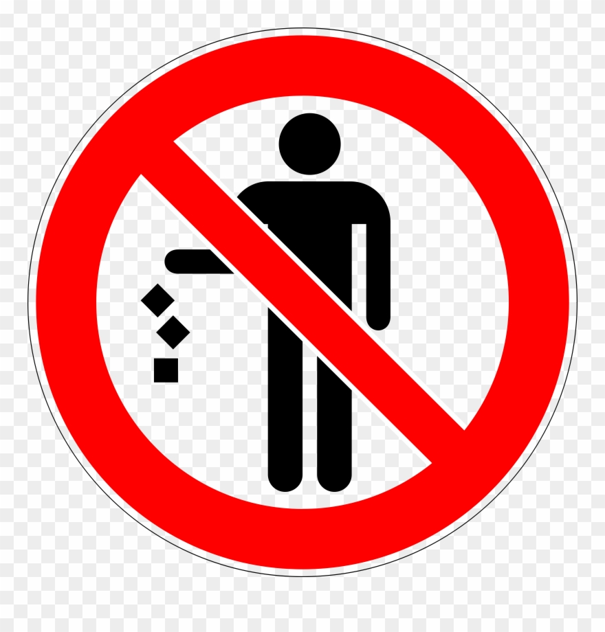 Not Clipart - Do Not Litter Clipart - Png Download