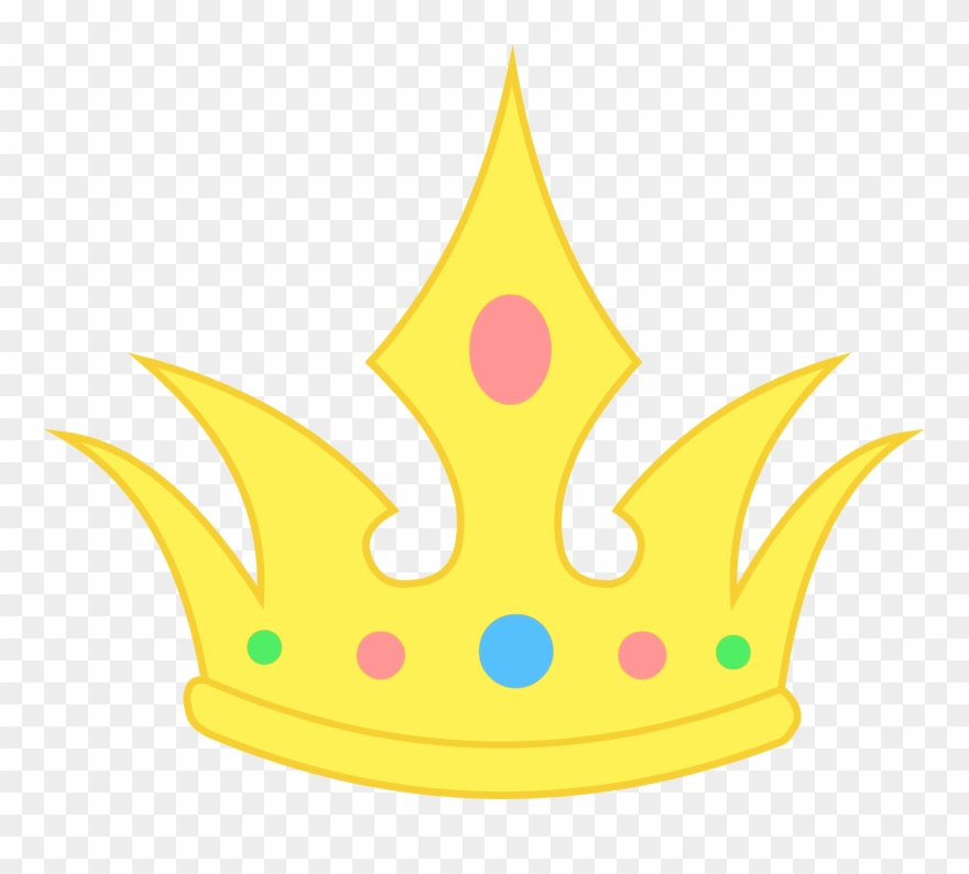 Simple Tiara Clip Art - Colored Crown - Png Download