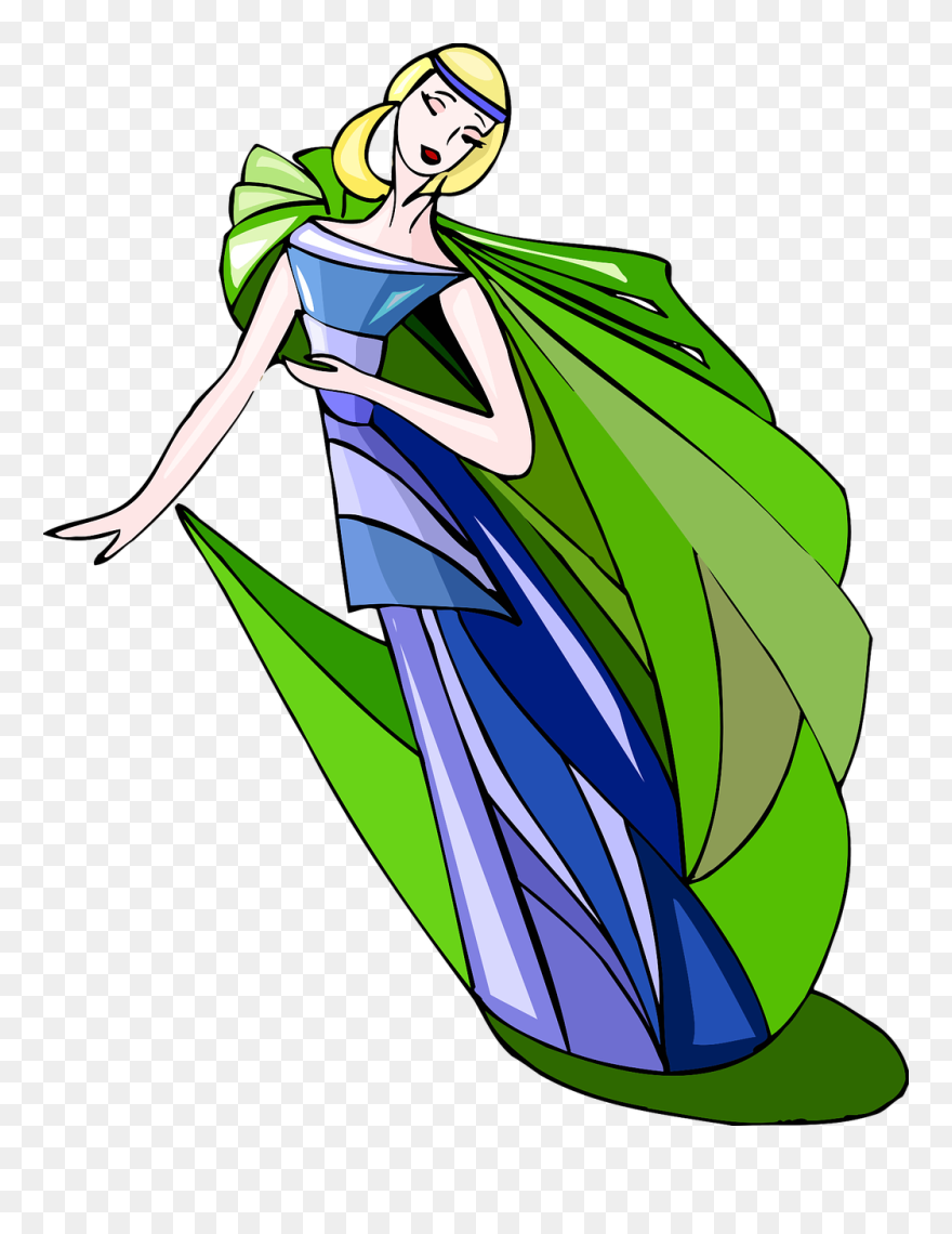 Dancer Cartoon Character Dress - Just Dance Clipart
