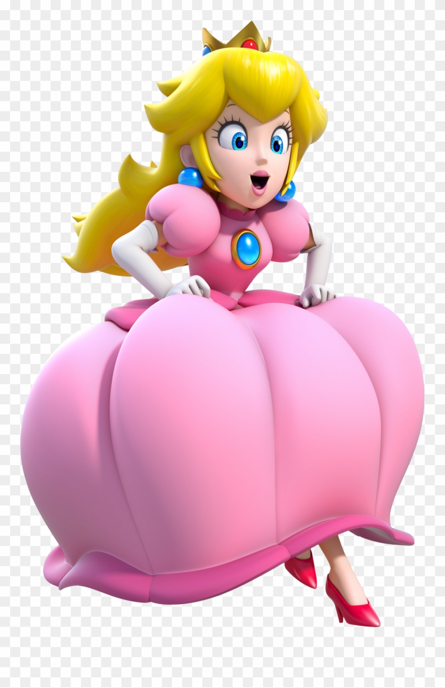 Princess - Peach Mario 3d World Clipart