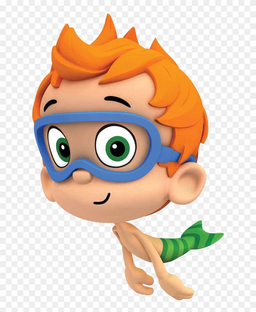 Characters Clipart Bubble Guppies Banner Black And - Nonny Bubble Guppies - Png Download