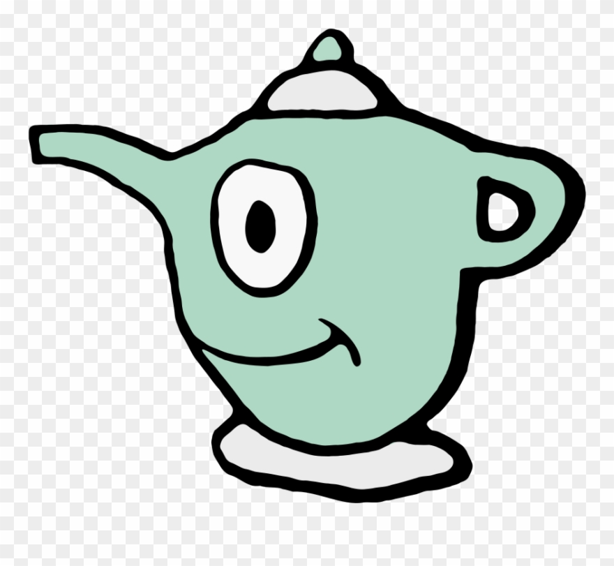 Teapot Cartoon Character Royalty Free Clipart, Cartoon - Cartoon - Png Download