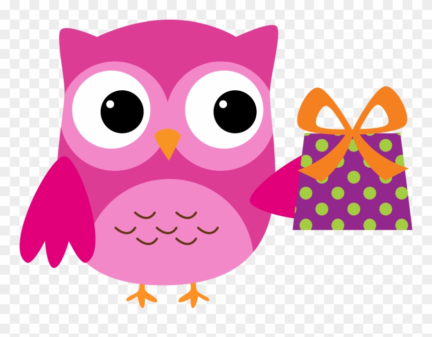 Photo By @daniellemoraesfalcao - Birthday Owl Clip Art - Png Download