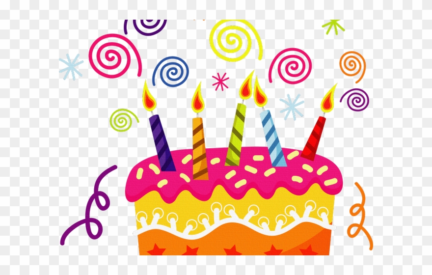 Happy Birthday Clipart Orange - 7th Birthday Theme Decoration For Girl - Png Download