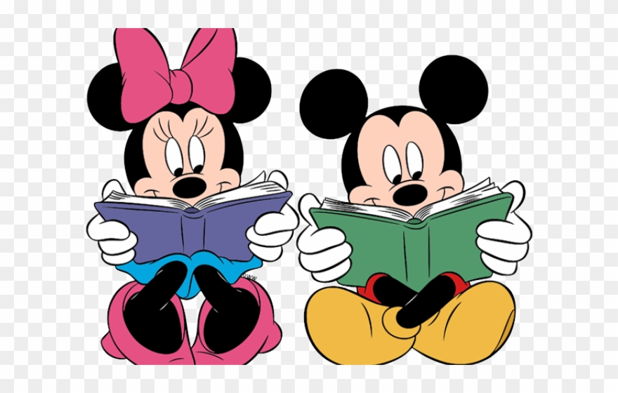 Minnie Mouse Clipart Reading - Samsonite Disney Wonder 2 Wheel Upright 45cm Minnie - Png Download