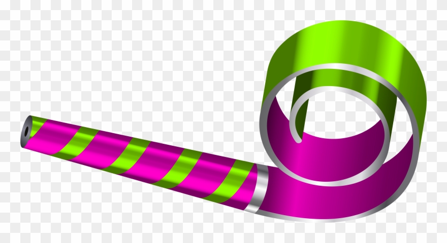 Birthday Party Whistle Png Clipart Picture - Party Horn Clipart Transparent Png