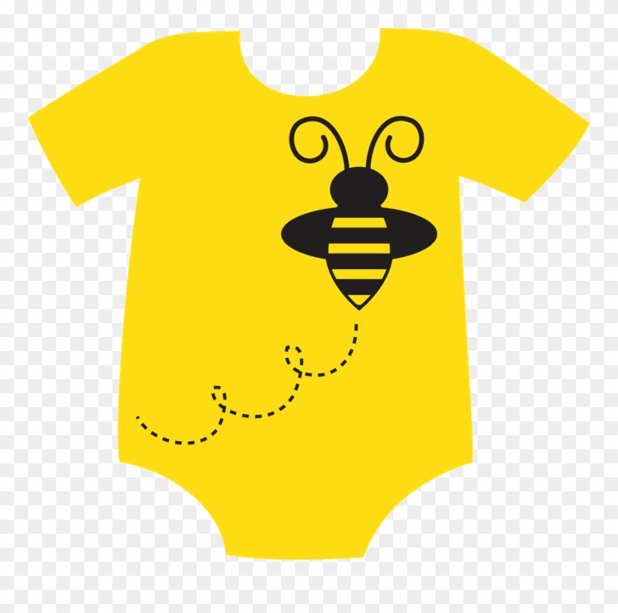 Clipart Baby Cloth Yellow Baby Onesie Clipart Png Download