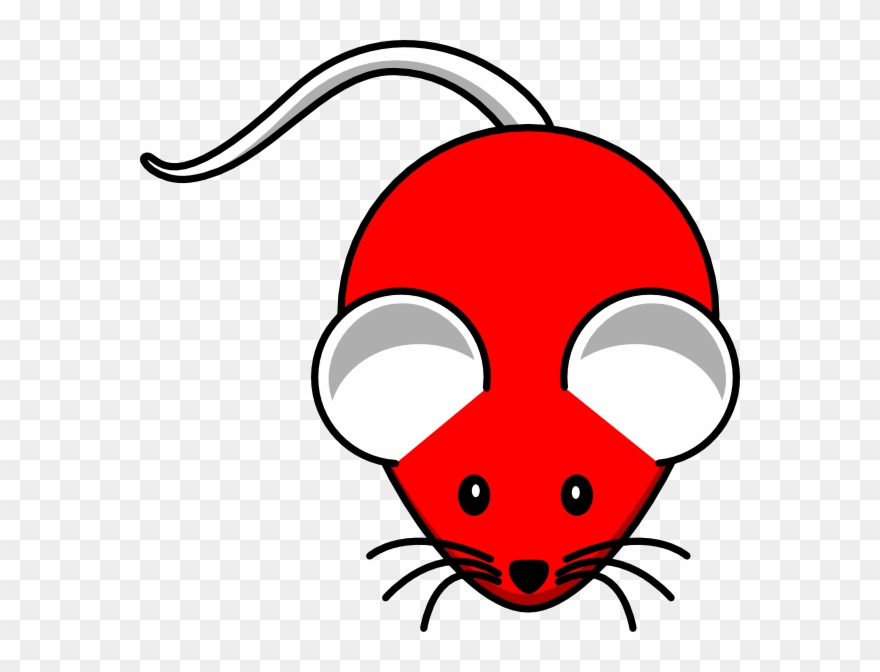 Red Mouse Clip Art - Mouse Clip Art - Png Download