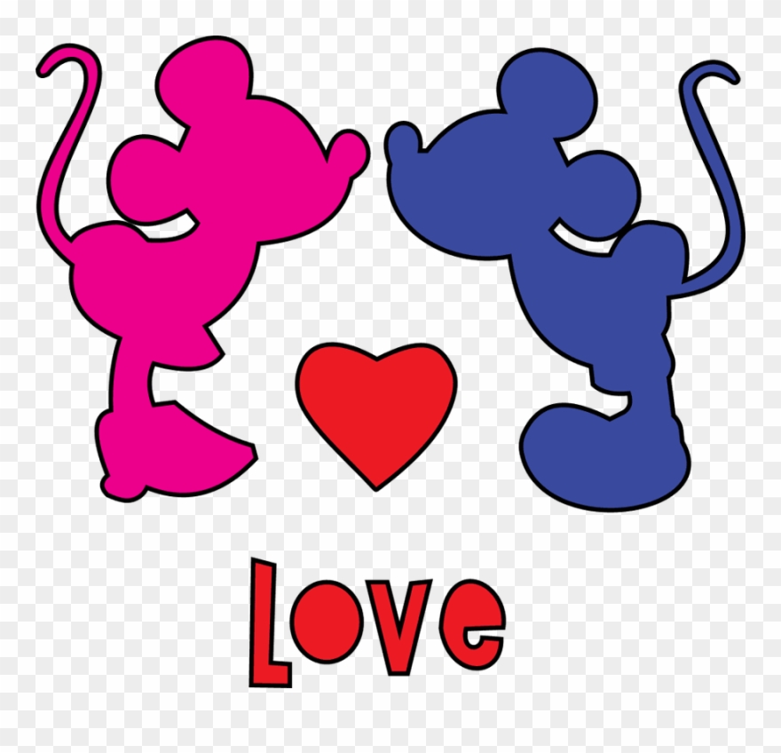 Mickey Mouse Clipart Love - Clipart I Love Mickey Mouse - Png Download