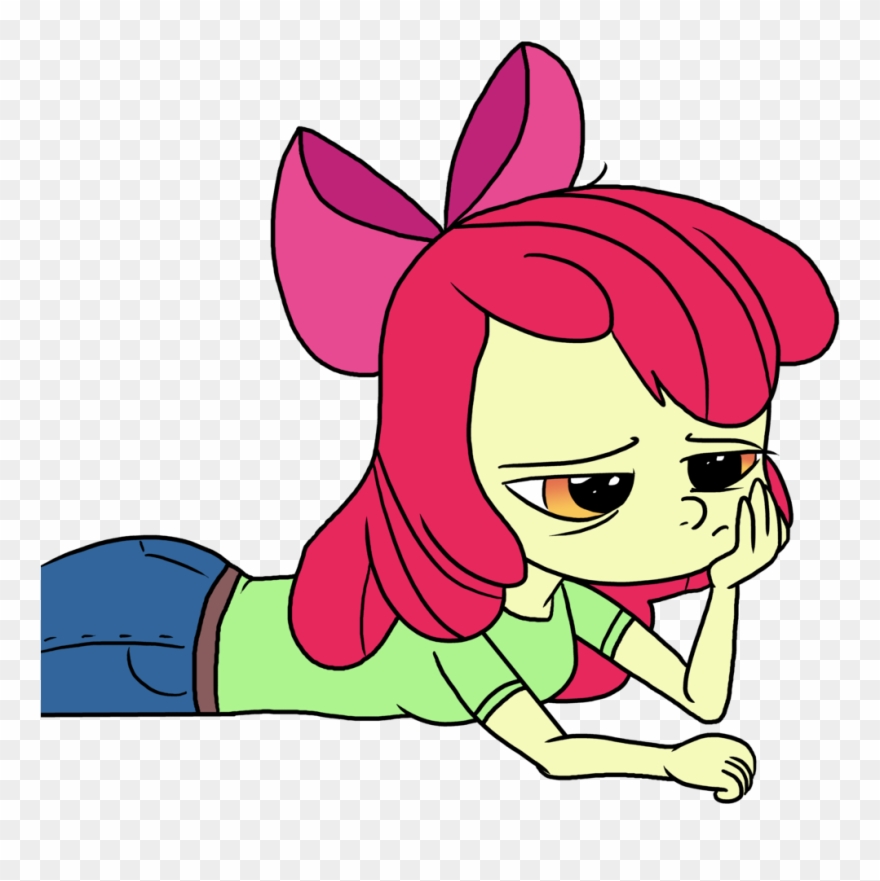 Picture Library Stock Changing Clothes Clipart - Apple Bloom Equestria Girl Cute - Png Download