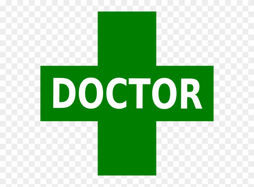 Doctor Logo Green White Clip Art - Doctor Logo - Png Download