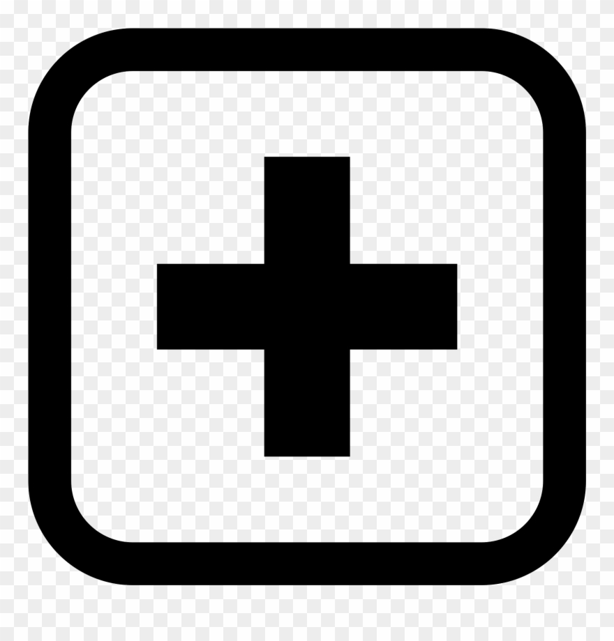 Hospital Transparent Clip Art Black White Clip Art - Png Download
