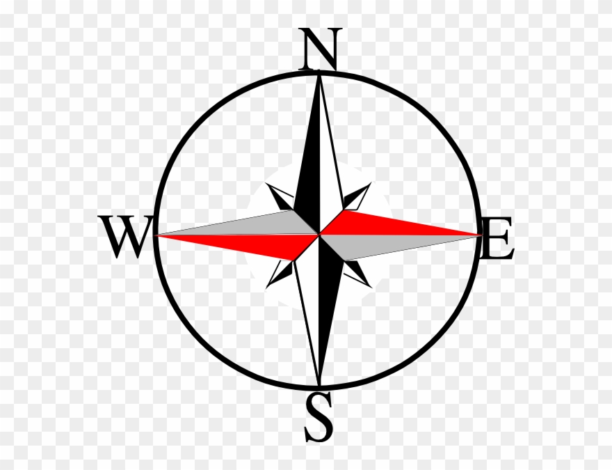 South Clipart Compass Clipart - East West North South Logo - Png Download