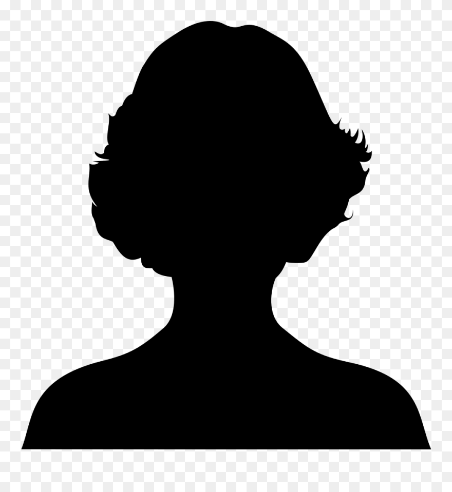 Ashley Pica - Female Portrait Silhouette Clipart