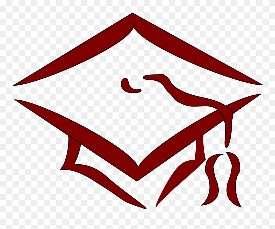Nurse Clipart Diploma - Red Graduation Hat - Png Download