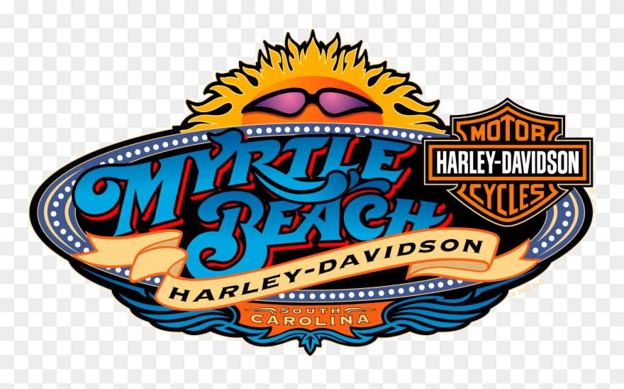South Carolina Harley Davidson Myrtle Beach Clipart